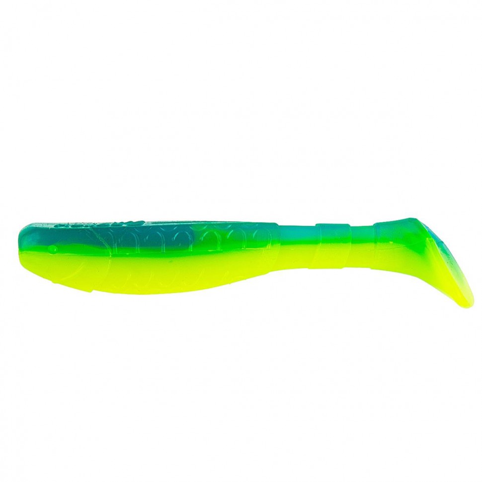 Виброхвост Helios Chubby 3,55"/9 см, цвет Blue Lime 5 шт HS-4-040 , 